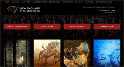 Desktop Screenshot of nephilharmonic.org
