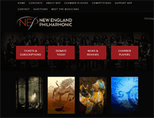 Tablet Screenshot of nephilharmonic.org